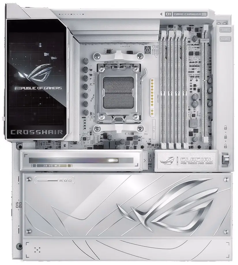 Montaje Placa Base ASUS ROG CROSSHAIR X870E GLACIAL Ciudalcampo Ciudalcampo PC - Montaje Placa Base ASUS ROG CROSSHAIR X870E GLACIAL Ciudalcampo